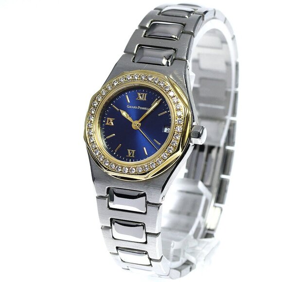 GIRARD-PERREGAUX Lore art 8005 Diamond Bezel Quartz Ladies Watch - Picture 2 of 6